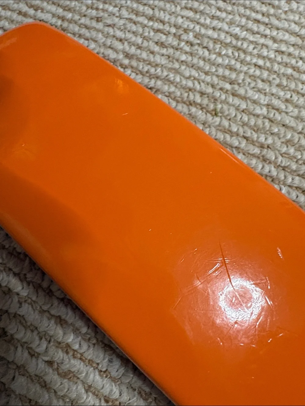 kate spade Bright Pink and Orange Hard Shell Travel Case with Gold Logo